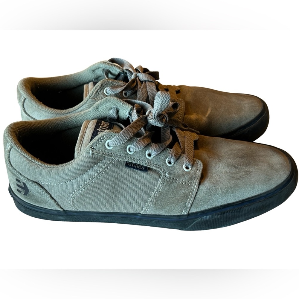 Y2K Etnies Retro High End Gray Suede Skate Shoes Men’s 10.5 Rare